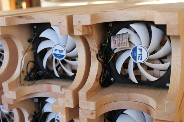 Leiser elektrischer Lüfter für besser Luftzirkulation